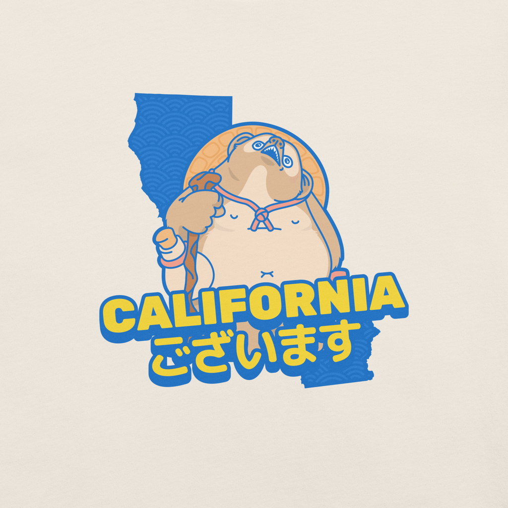 "California Gozaimasu" Tanuki Women's Relaxed T-Shirt